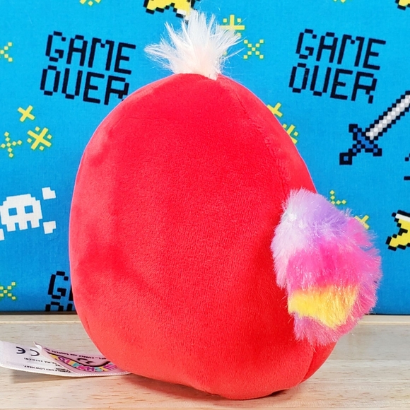 Squishmallow Paco the Red Parrot 5" UltraSoft Stuffed Animal Plush Toy NWT - Picture 3 of 12
